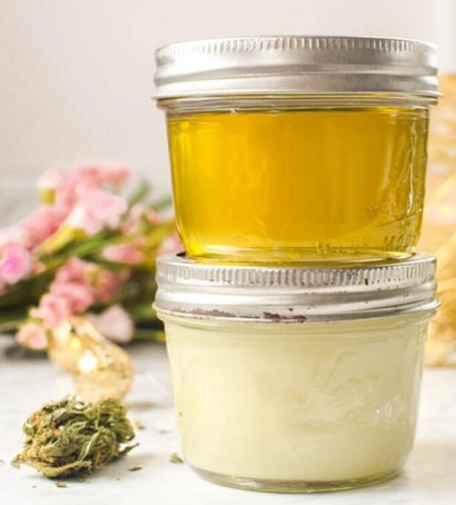 Cannabis infused coconut oil